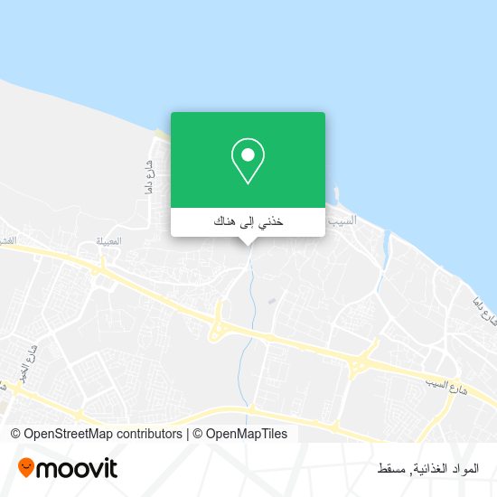 خريطة المواد الغذائية