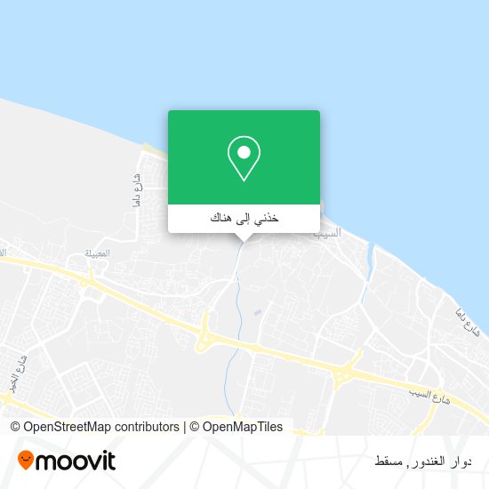 خريطة دوار الغندور