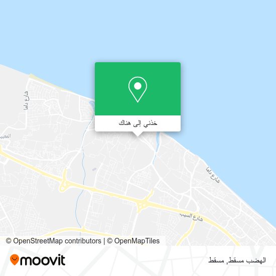 خريطة الهضب مسقط