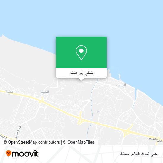 خريطة علي لمواد البناء