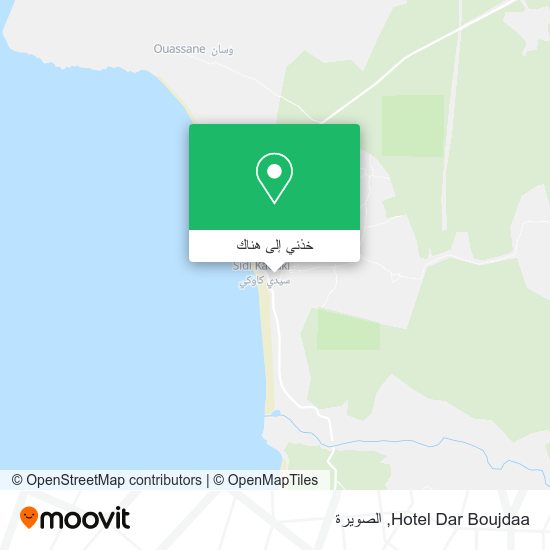 خريطة Hotel Dar Boujdaa