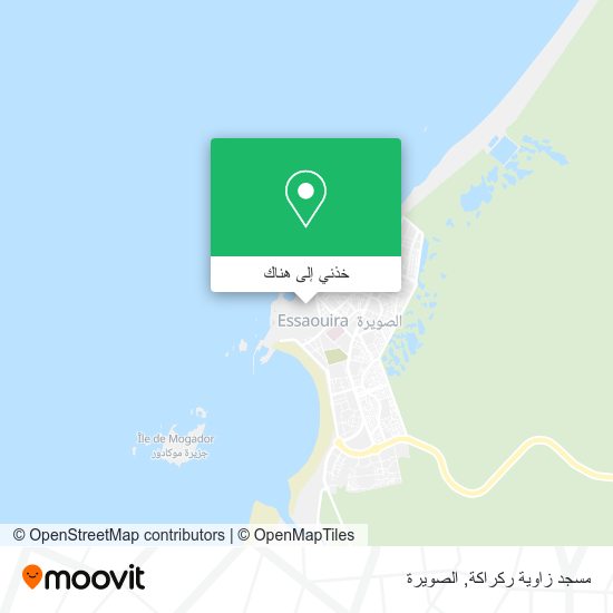 خريطة مسجد زاوية ركراكة