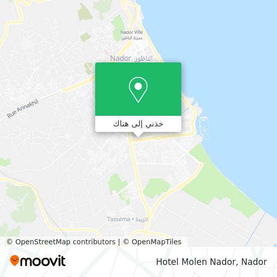 خريطة Hotel Molen Nador