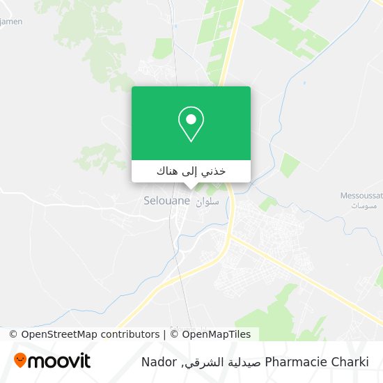 خريطة Pharmacie Charki صيدلية الشرقي