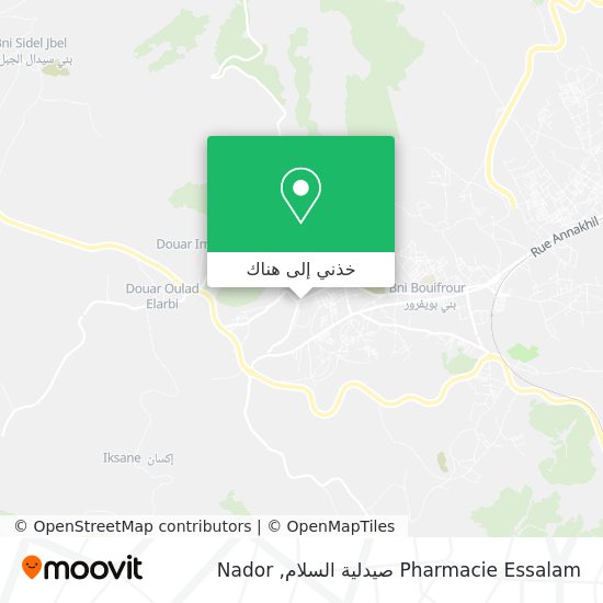 خريطة Pharmacie Essalam صيدلية السلام