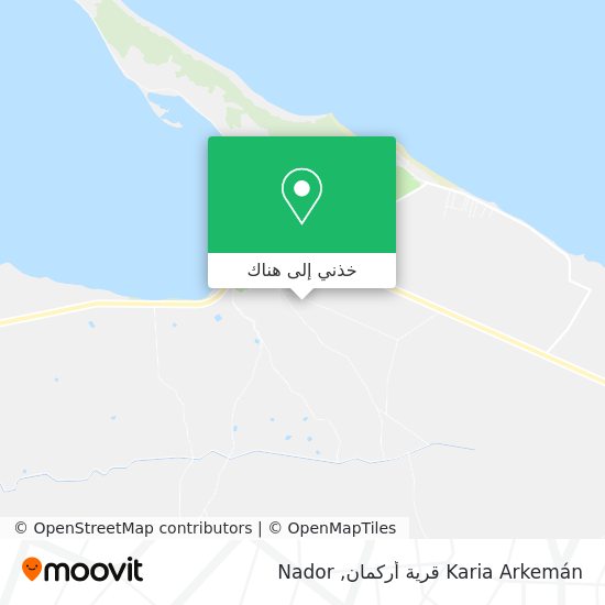 خريطة Karia Arkemán قرية أركمان