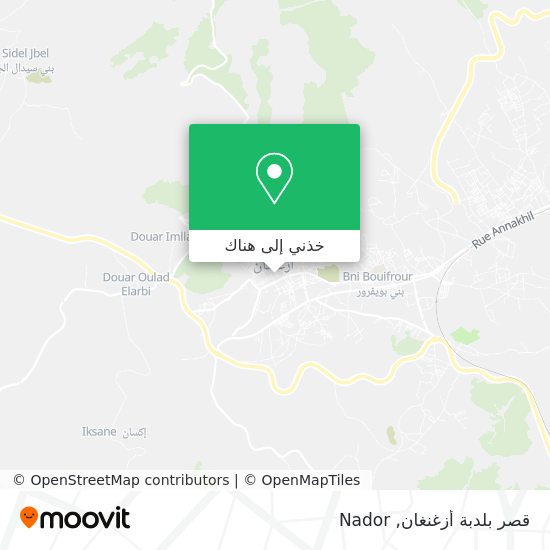 خريطة قصر بلدبة أزغنغان