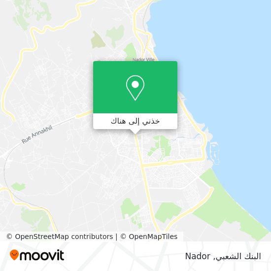 خريطة البنك الشعبي
