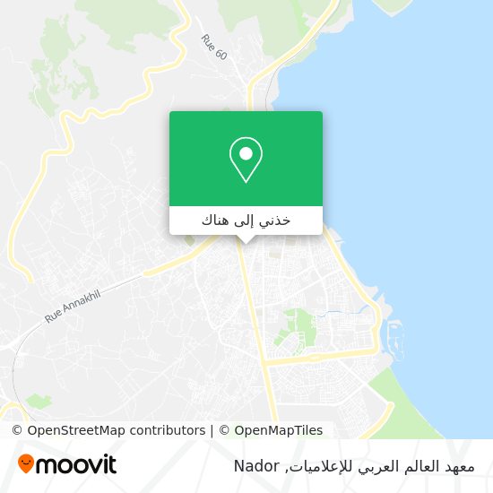 خريطة معهد العالم العربي للإعلاميات
