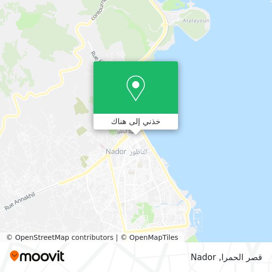 خريطة قصر الحمرا