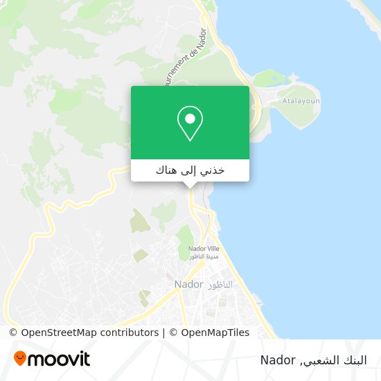 خريطة البنك الشعبي