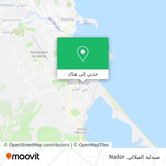 خريطة صيدلية الفيلالي
