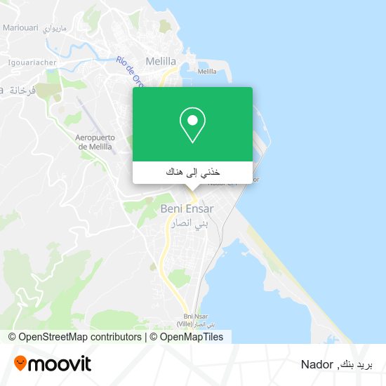 خريطة بريد بنك