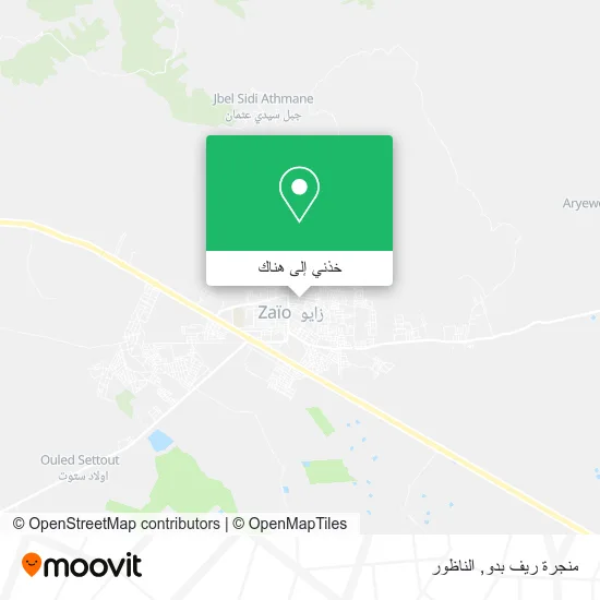 خريطة منجرة ريف بدو