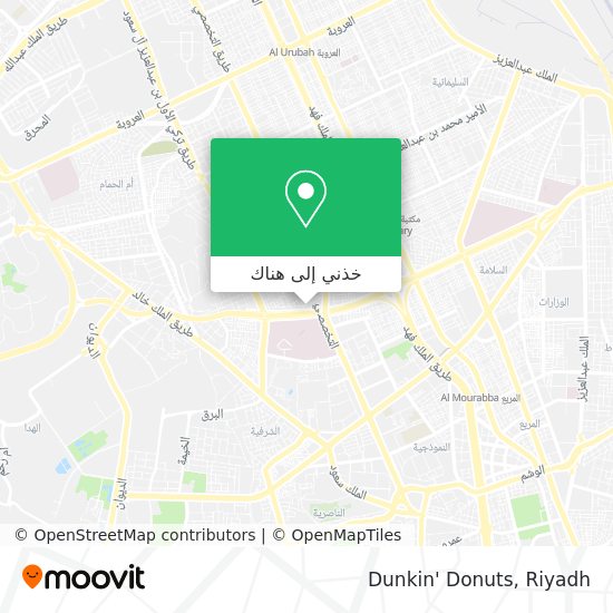 خريطة Dunkin' Donuts