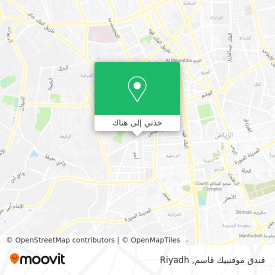 خريطة فندق موفنبيك قاسم