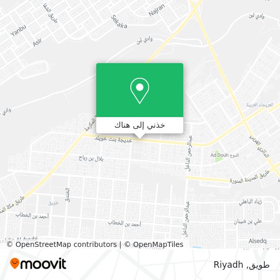 خريطة طويق