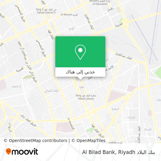 خريطة بنك البلاد Al Bilad Bank