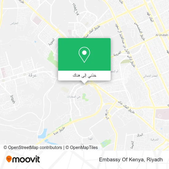 خريطة Embassy Of Kenya