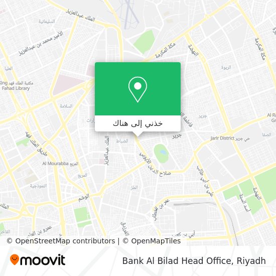 خريطة Bank Al Bilad Head Office