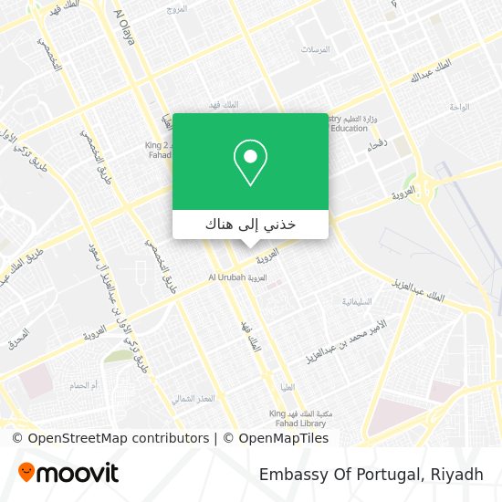 خريطة Embassy Of Portugal