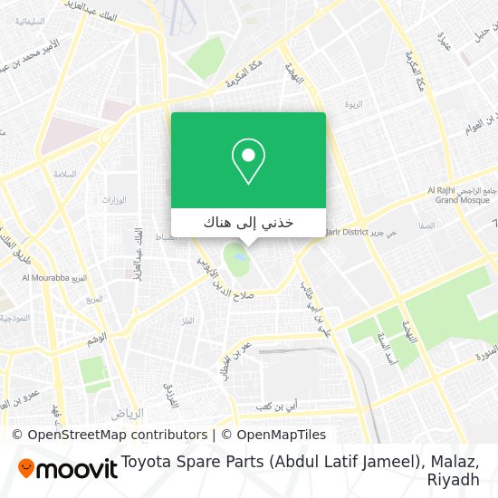 خريطة Toyota Spare Parts (Abdul Latif Jameel), Malaz