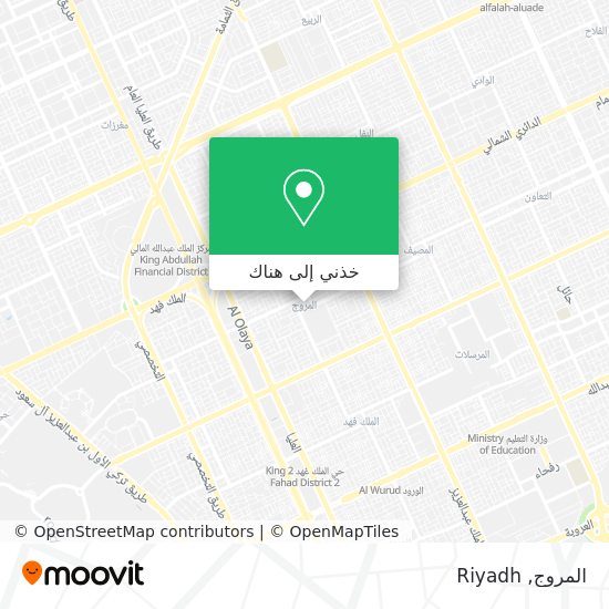 خريطة المروج