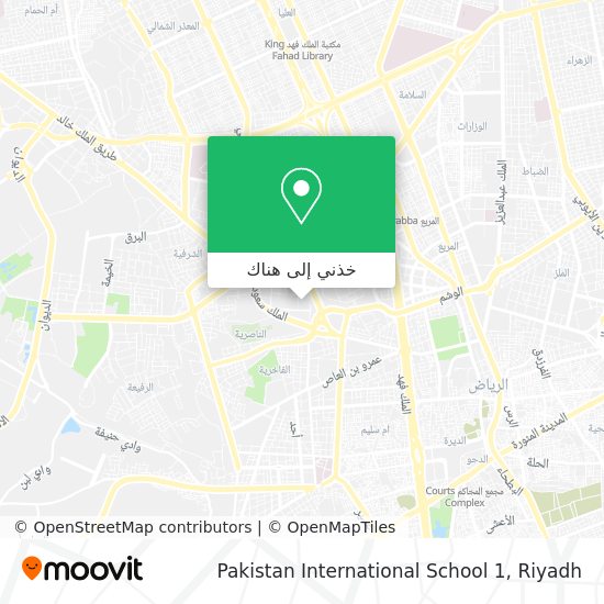خريطة Pakistan International School 1