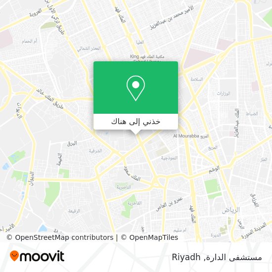 خريطة مستشفى الدارة