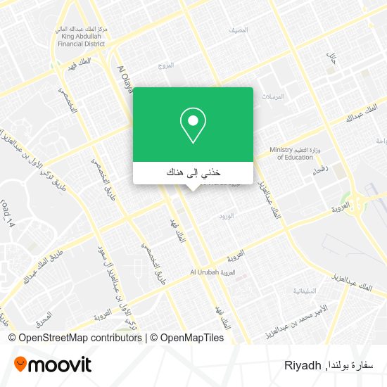 خريطة سفارة بولندا