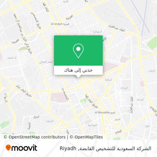 خريطة الشركة السعودية للتشخيص القابضة