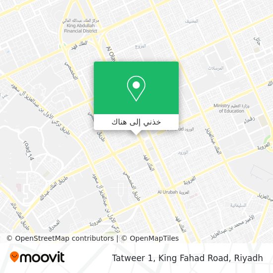 خريطة Tatweer 1, King Fahad Road