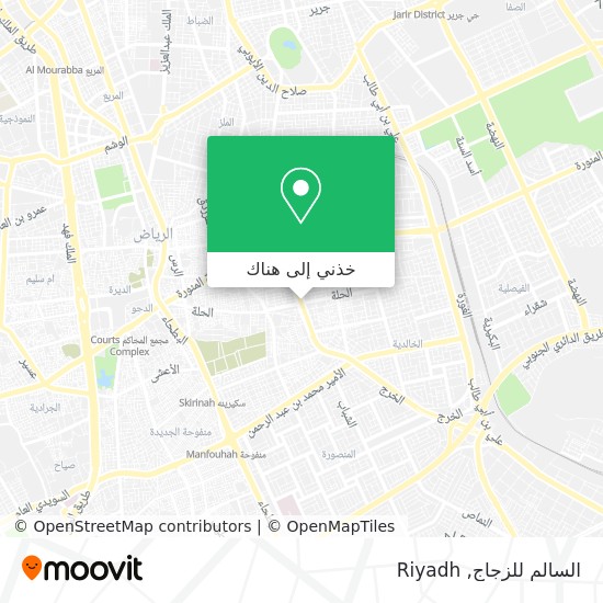 خريطة السالم للزجاج