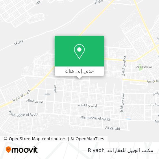 خريطة مكتب الجبيل للعقارات