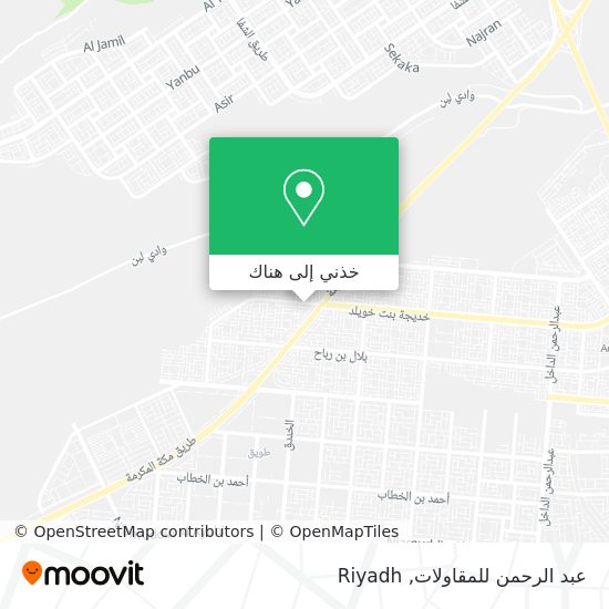 خريطة عبد الرحمن للمقاولات