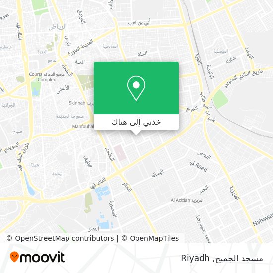 خريطة مسجد الجميح