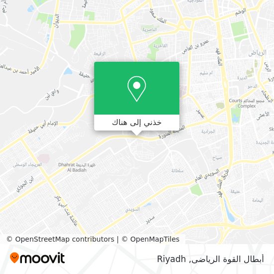 خريطة أبطال القوة الرياضى