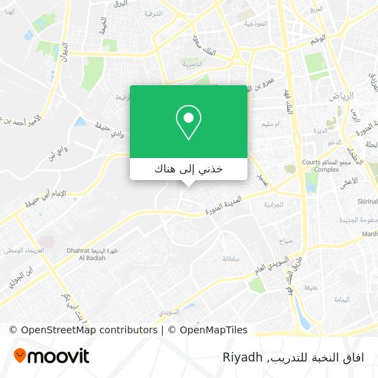 خريطة افاق النخبة للتدريب