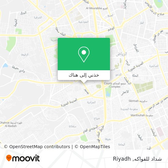 خريطة شداد للفواكه