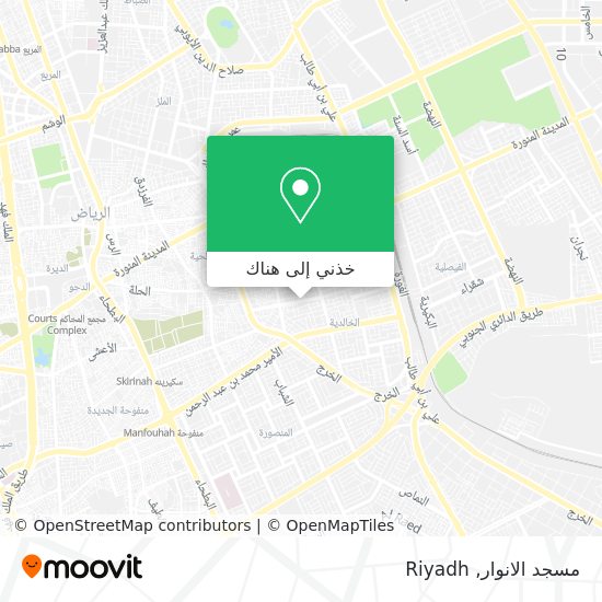 خريطة مسجد الانوار