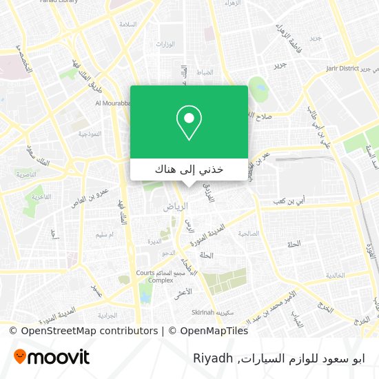 خريطة ابو سعود للوازم السيارات