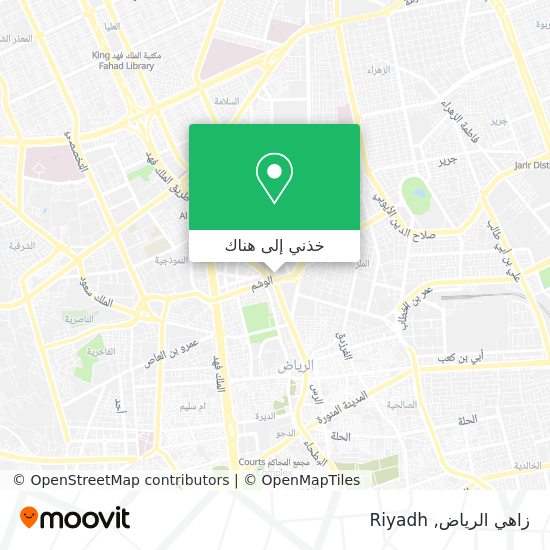 خريطة زاهي الرياض