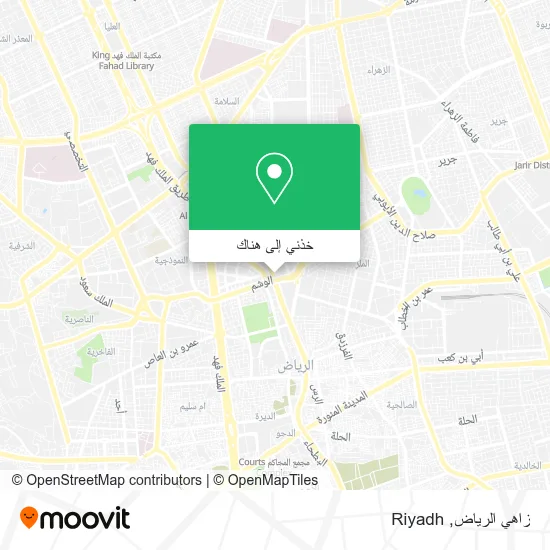 خريطة زاهي الرياض