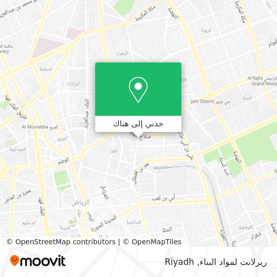 خريطة ريرلانت لمواد البناء