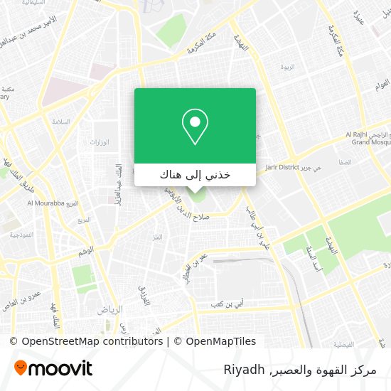 خريطة مركز القهوة والعصير