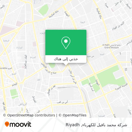 خريطة شركة محمد بافيل للكهرباء