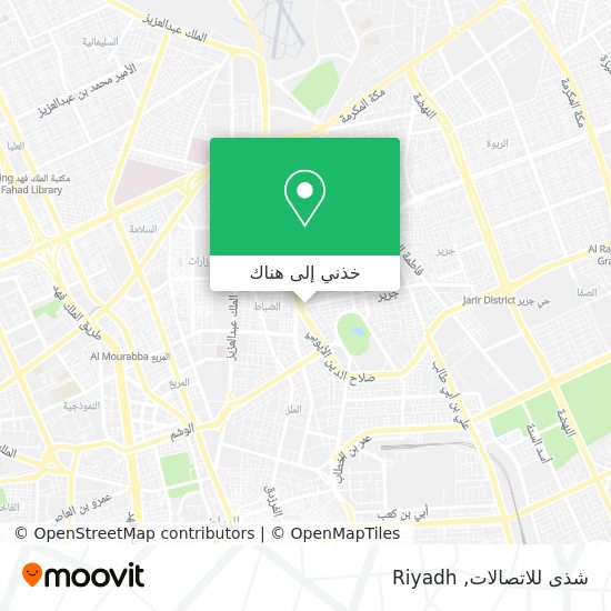 خريطة شذى للاتصالات