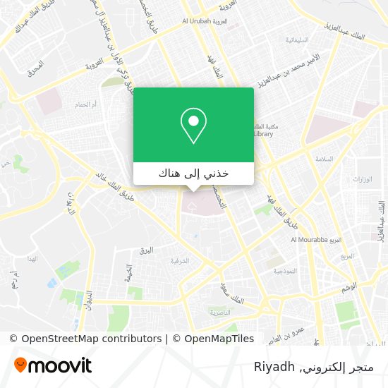 خريطة متجر إلكتروني