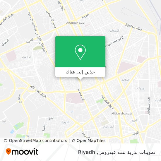 خريطة تموينات بدرية بنت عيدروس
