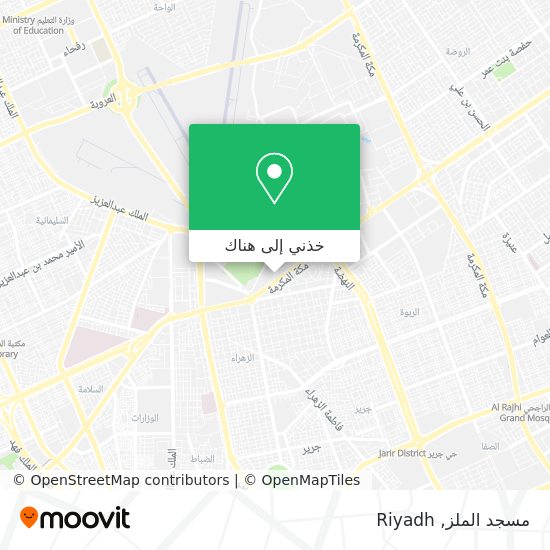 خريطة مسجد الملز